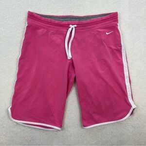Y2K Nike Pink Long Shorts Gorpcore Size Medium